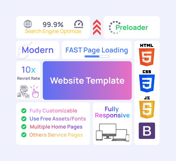 Portfolio HTML Website Template
